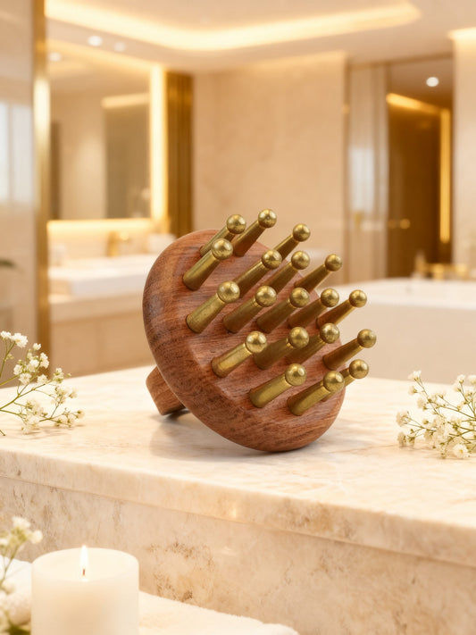 Brosse tonifiante en cuivre